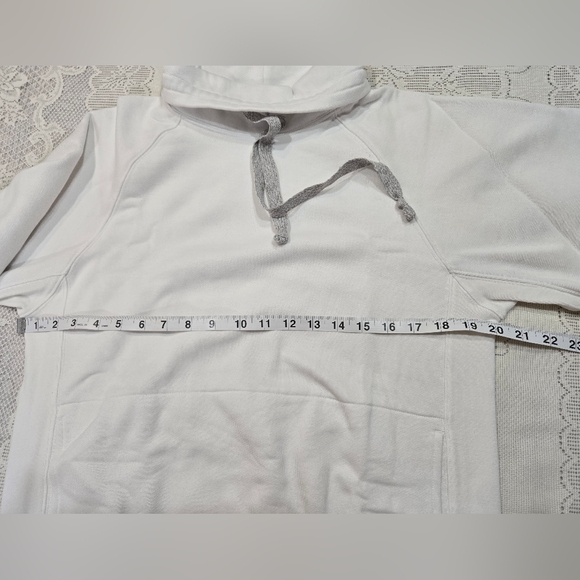 Free People Movement White Long Sleeve Polo Sweatshirt Size S - Picture 4 of 9